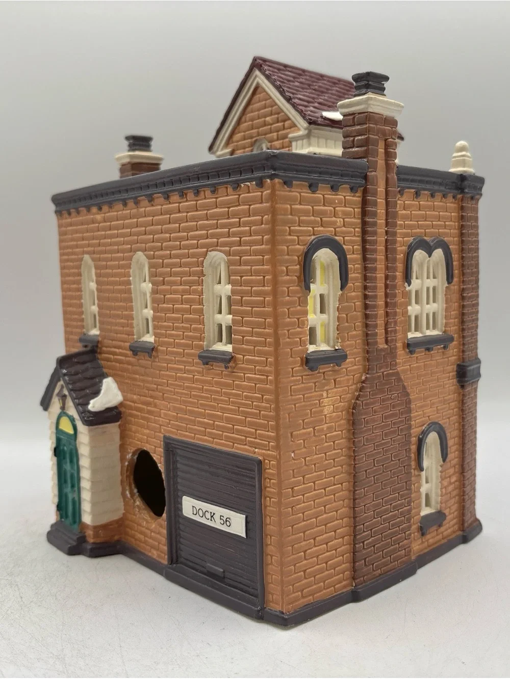 Department 56 1992 Vintage Original Snow Village Print Shop & Village News 54259